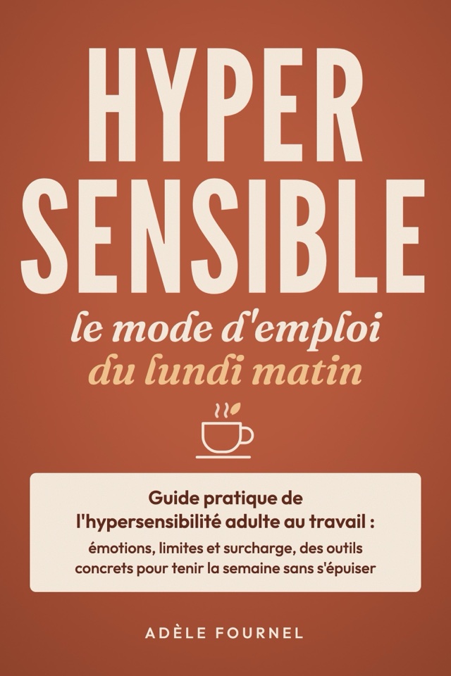 Couverture du livre Hypersensible : le mode d'emploi du lundi matin, d'Adèle Fournel